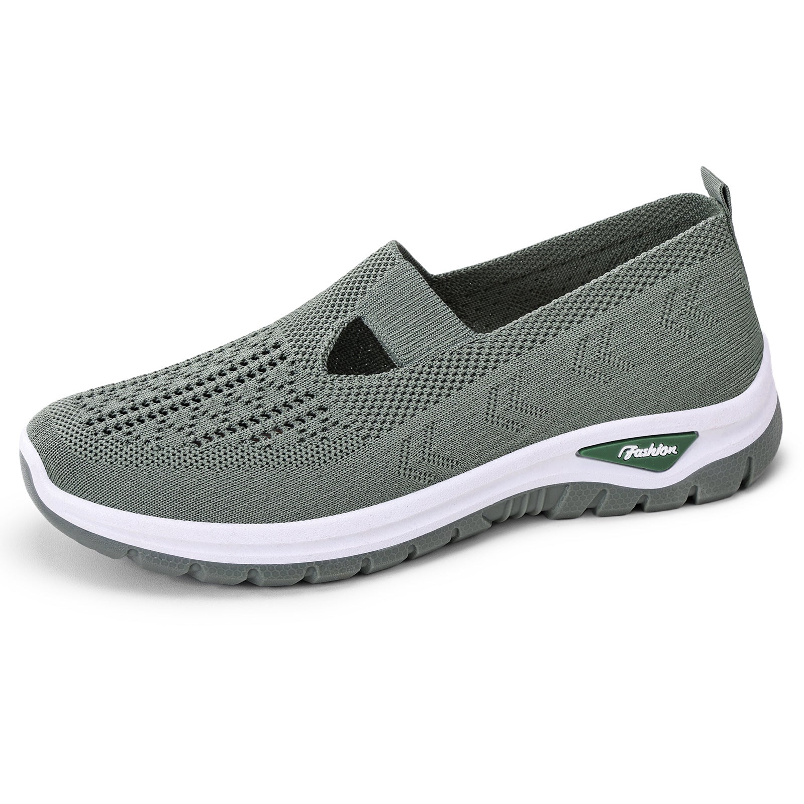 Damen Atmungsaktive Freizeit-Sneaker mit flexiblem Einstieg und rutschfester Sohle Heidi Mode - Image 5