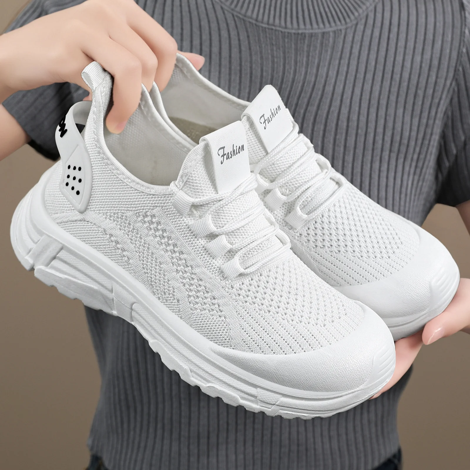 Damen Atmungsaktive Freizeit Sneakers Heidi Mode - Image 2