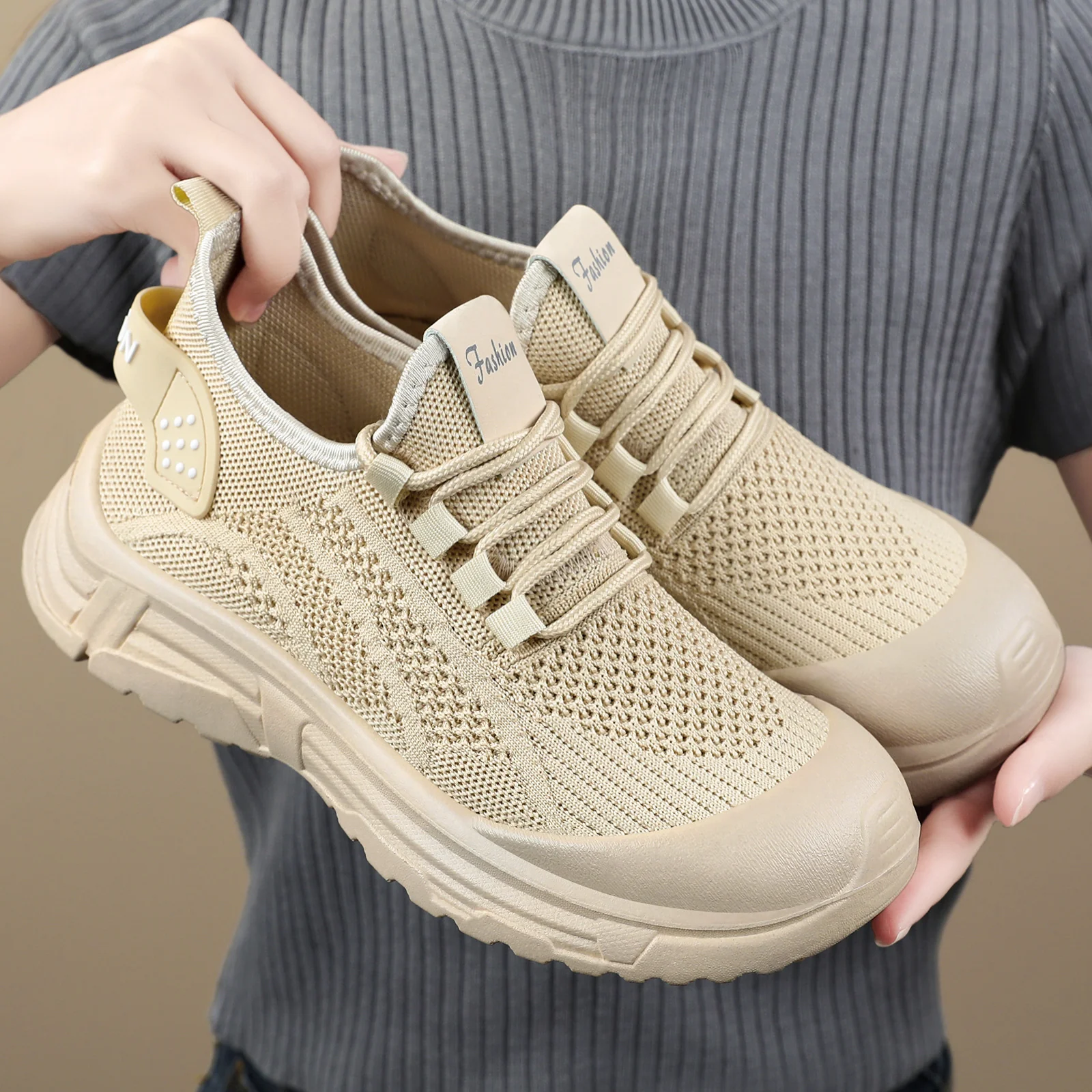 Damen Atmungsaktive Freizeit Sneakers Heidi Mode - Image 3
