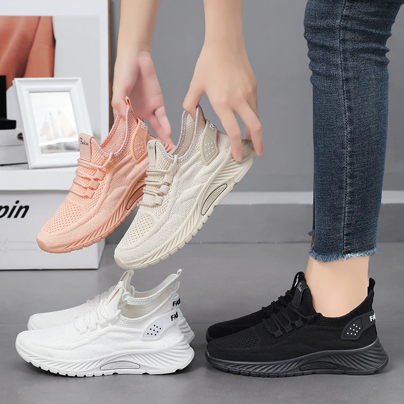 Damen Atmungsaktive Freizeit-Sneakers mit dämpfender Sohle Heidi Mode - Image 3