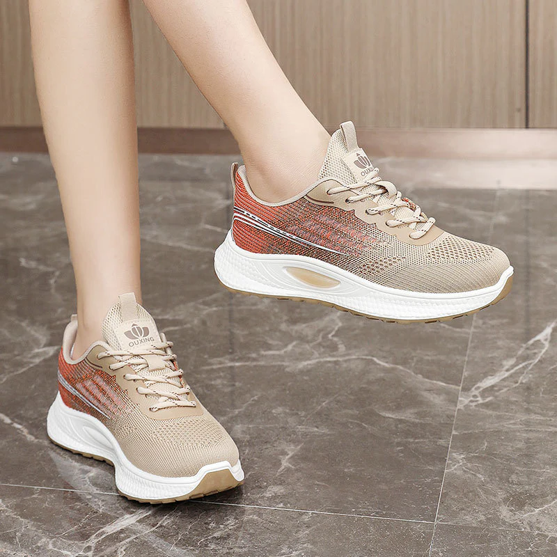 Damen Atmungsaktive Freizeit Sneakers mit flexibler Sohle und stoßdämpfendem Design Heidi Mode - Image 4