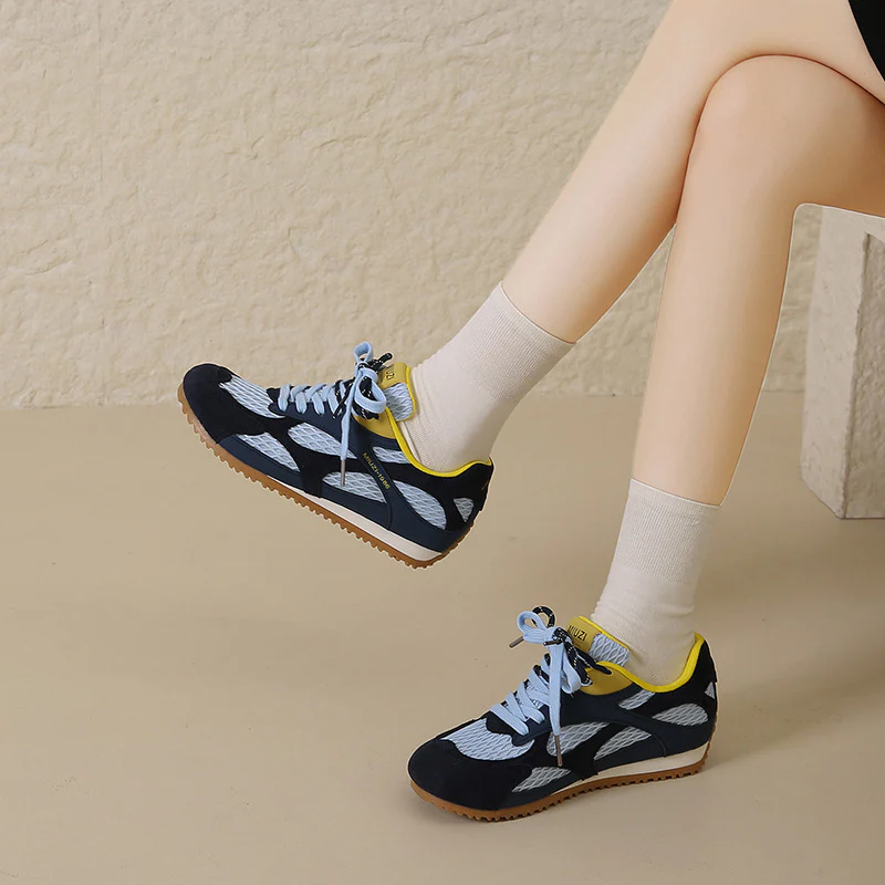 Damen Atmungsaktive Freizeit Sneakers mit innovativem Mesh-Obermaterial und rutschfester Sohle Heidi Mode - Image 3