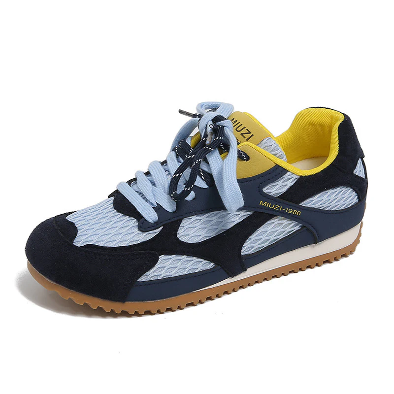 Damen Atmungsaktive Freizeit Sneakers mit innovativem Mesh-Obermaterial und rutschfester Sohle Heidi Mode - Image 8