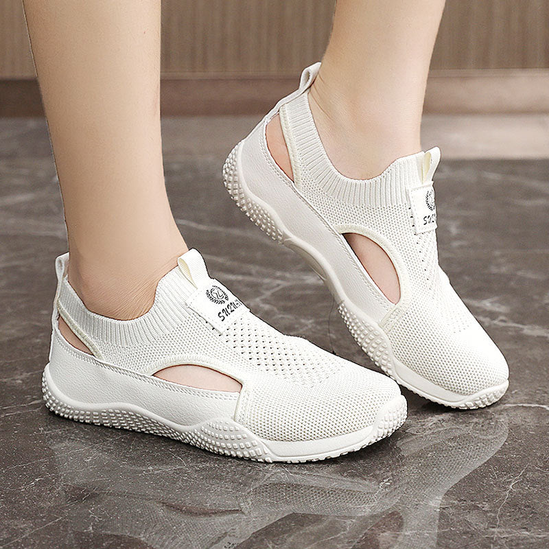 Damen Atmungsaktive Freizeitschuhe mit elastischem Einstieg und rutschfester Sohle Heidi Mode - Image 4