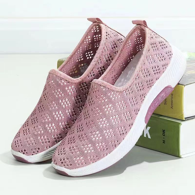 Damen atmungsaktive Freizeitschuhe mit leichtem Mesh-Obermaterial und rutschfester Sohle Heidi Mode - Image 2