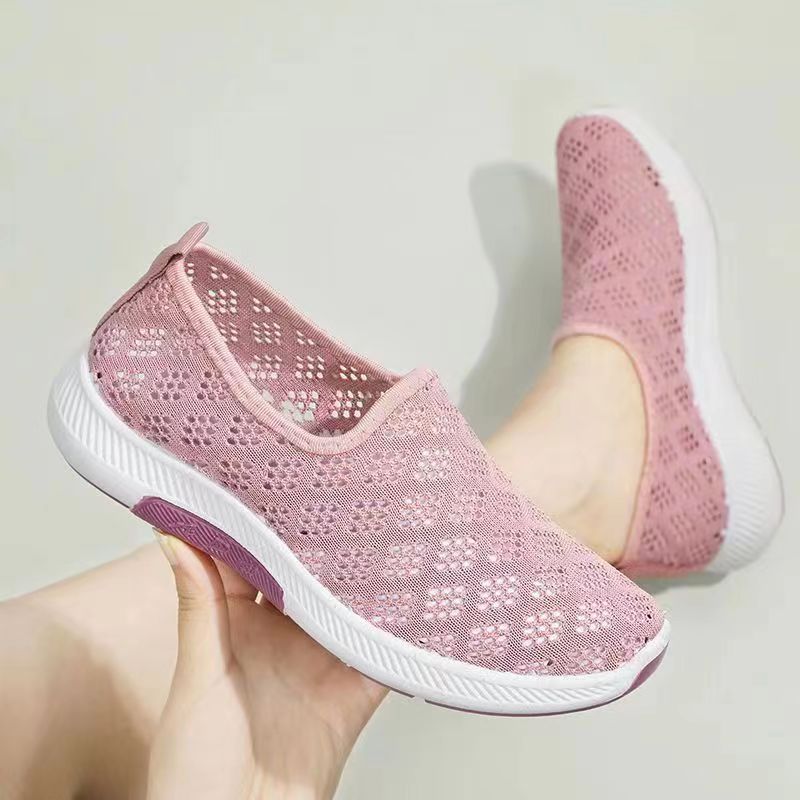 Damen atmungsaktive Freizeitschuhe mit leichtem Mesh-Obermaterial und rutschfester Sohle Heidi Mode - Image 4