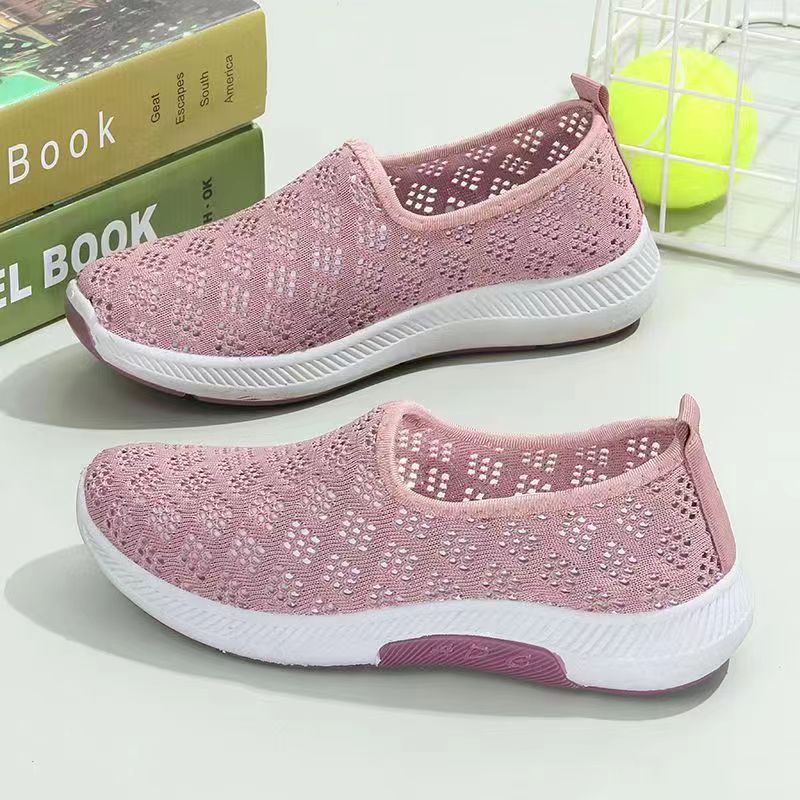 Damen atmungsaktive Freizeitschuhe mit leichtem Mesh-Obermaterial und rutschfester Sohle Heidi Mode - Image 8