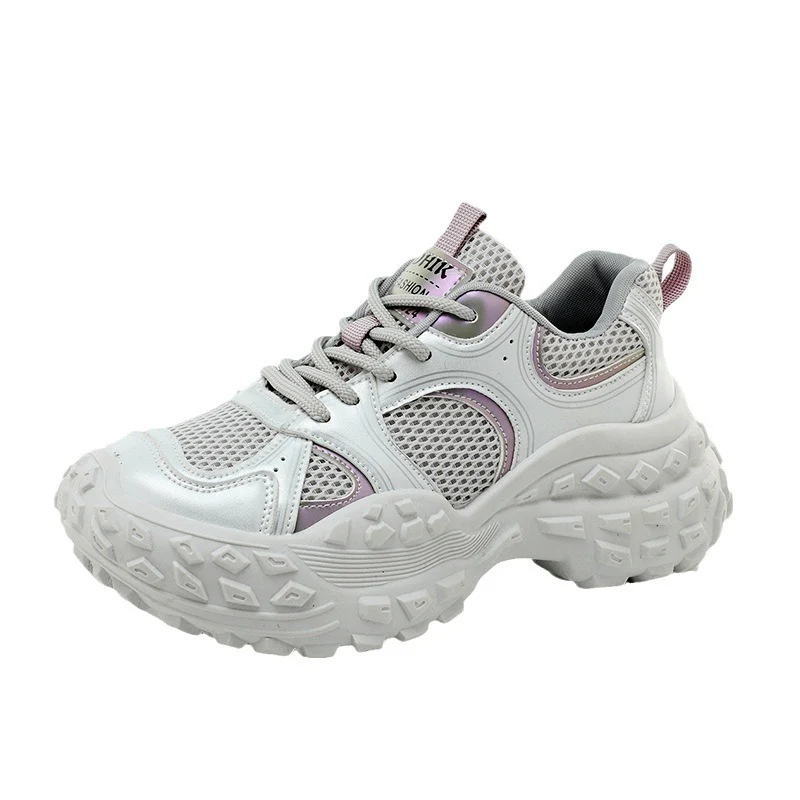Damen atmungsaktive Freizeitsneaker mit dämpfender Sohle und modernem Laufdesign Heidi Mode - Image 5