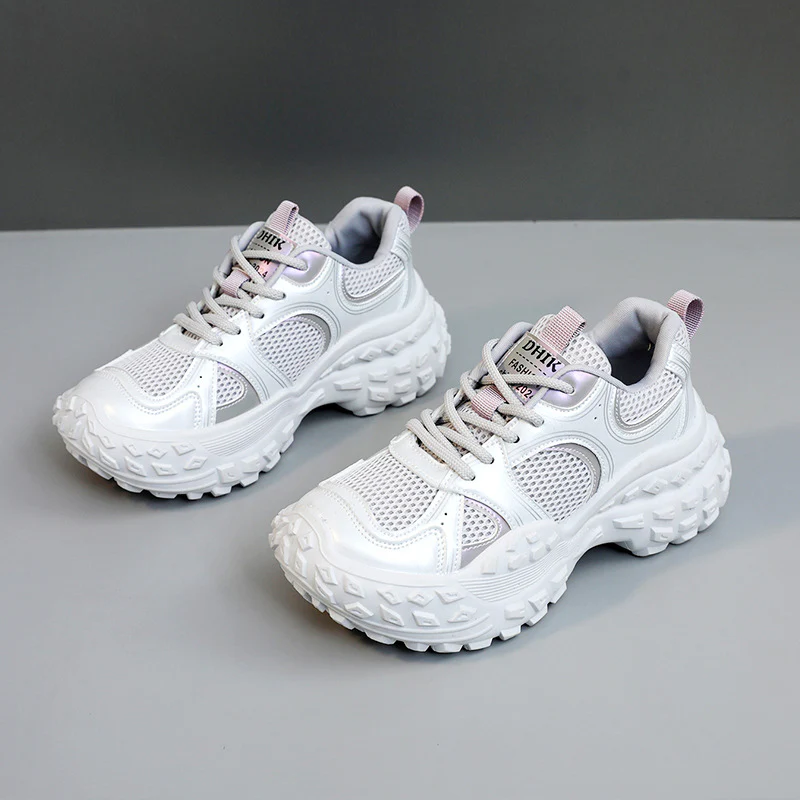 Damen atmungsaktive Freizeitsneaker mit dämpfender Sohle und modernem Laufdesign Heidi Mode - Image 8