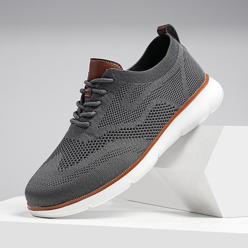 Damen Atmungsaktive Freizeitsneaker mit elastischem Obermaterial und rutschfester Sohle Heidi Mode - Image 3