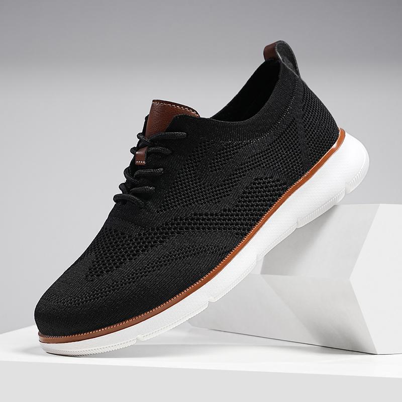 Damen Atmungsaktive Freizeitsneaker mit elastischem Obermaterial und rutschfester Sohle Heidi Mode - Image 5