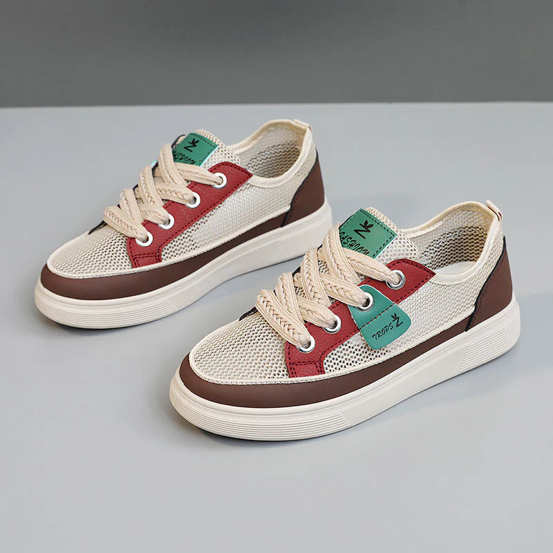 Damen Atmungsaktive Freizeitsneaker mit elastischer Schnürung und rutschfester Sohle Heidi Mode - Image 6