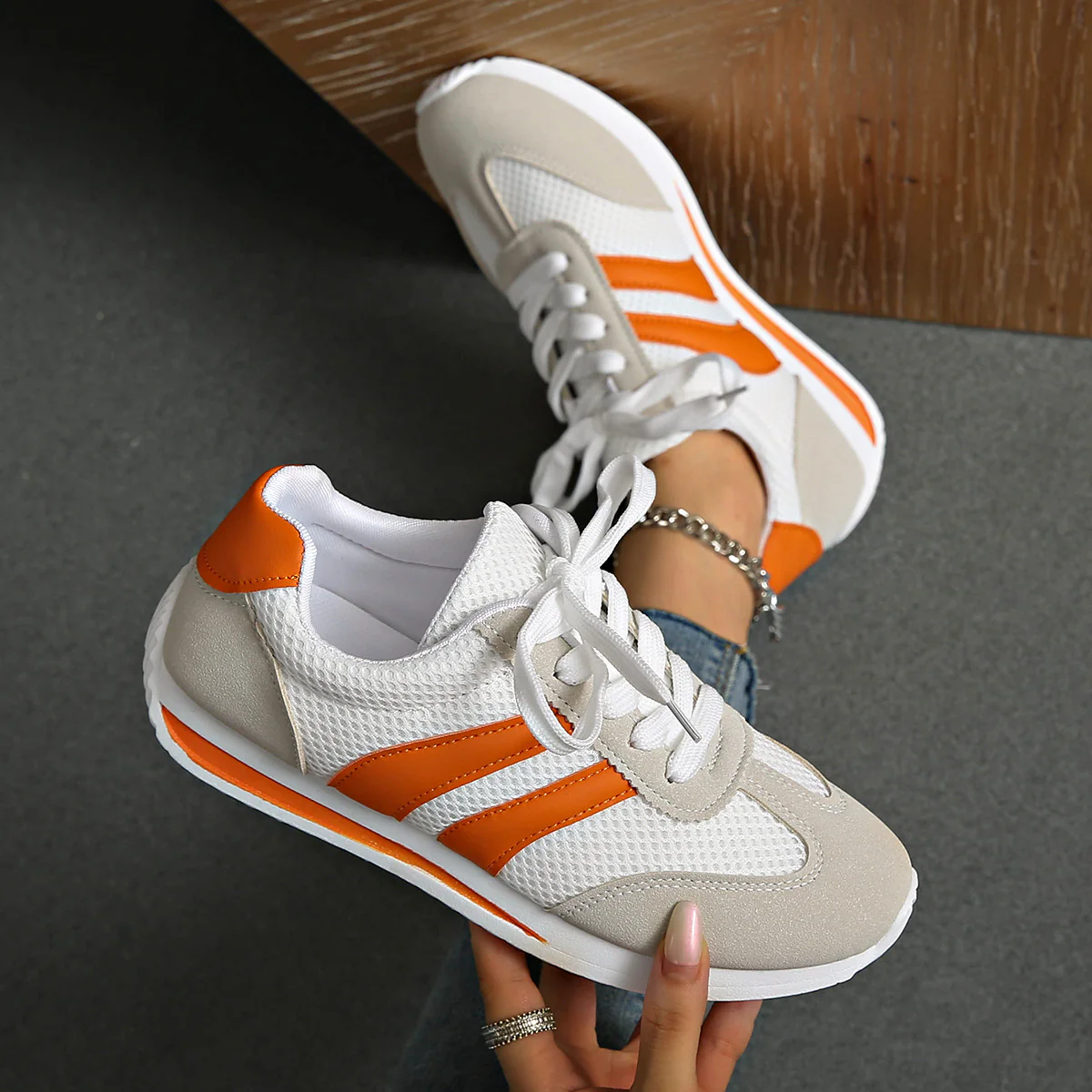 Damen Atmungsaktive Freizeitsneaker mit innovativer Sohle Heidi Mode - Image 2