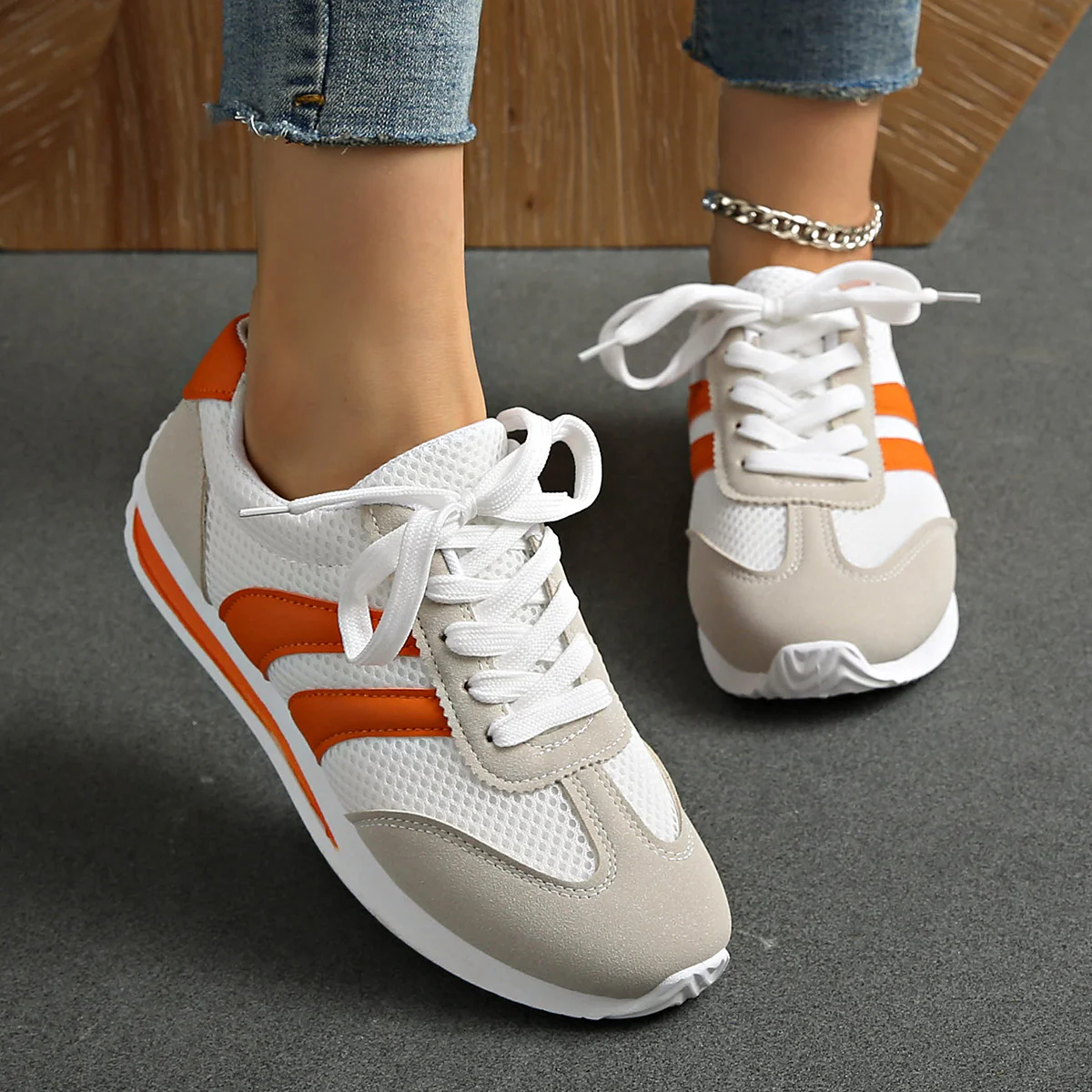 Damen Atmungsaktive Freizeitsneaker mit innovativer Sohle Heidi Mode - Image 3