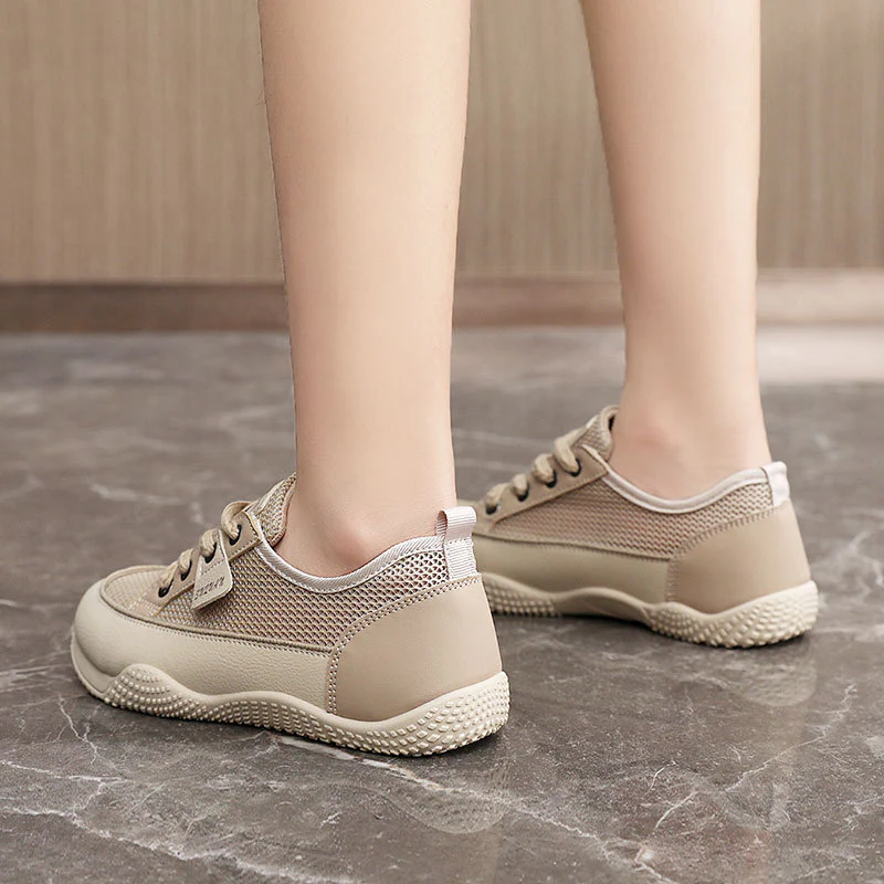 Damen Atmungsaktive Freizeitsneaker mit robustem Profil und modischen Akzenten Heidi Mode - Image 4