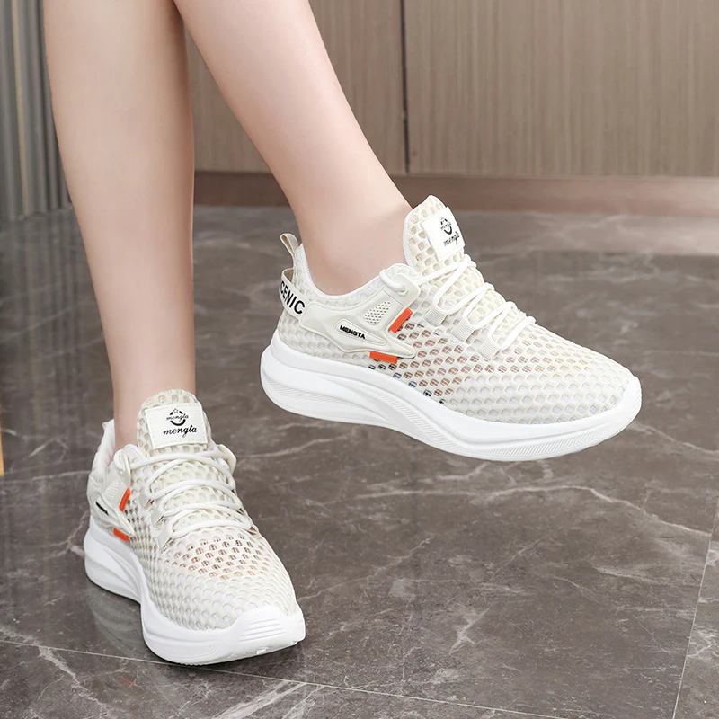 Damen atmungsaktive Freizeitsneaker mit rutschfester Laufsohle und innovativer Dämpfung Heidi Mode - Image 4