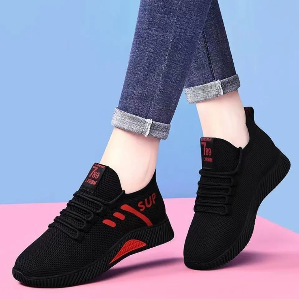 Damen Atmungsaktive Freizeitsneaker mit rutschfester Sohle und elastischem Obermaterial Heidi Mode - Image 4