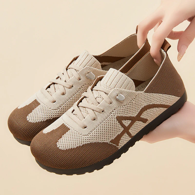 Damen Atmungsaktive Komfort Sneakers mit elastischem Obermaterial Heidi Mode - Image 3