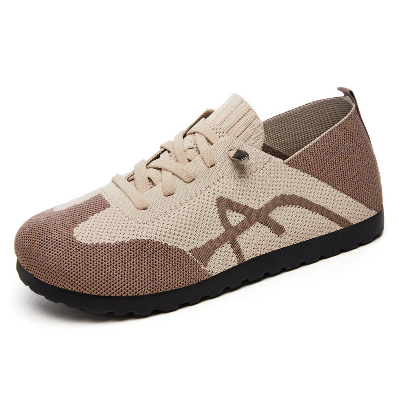 Damen Atmungsaktive Komfort Sneakers mit elastischem Obermaterial Heidi Mode - Image 4