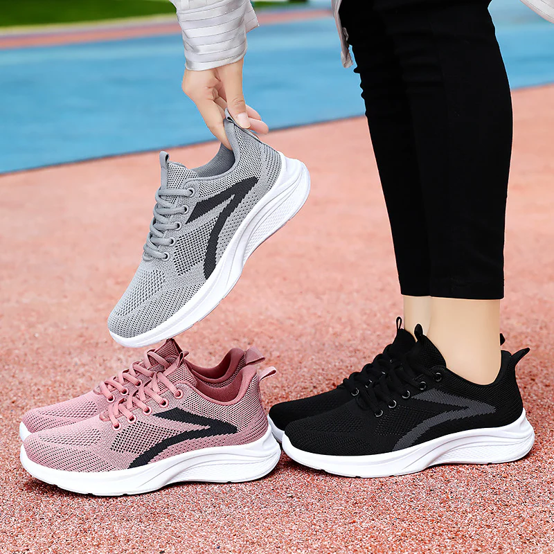Damen Atmungsaktive Komfort Sneakers mit ergonomischem Fußbett Heidi Mode - Image 3