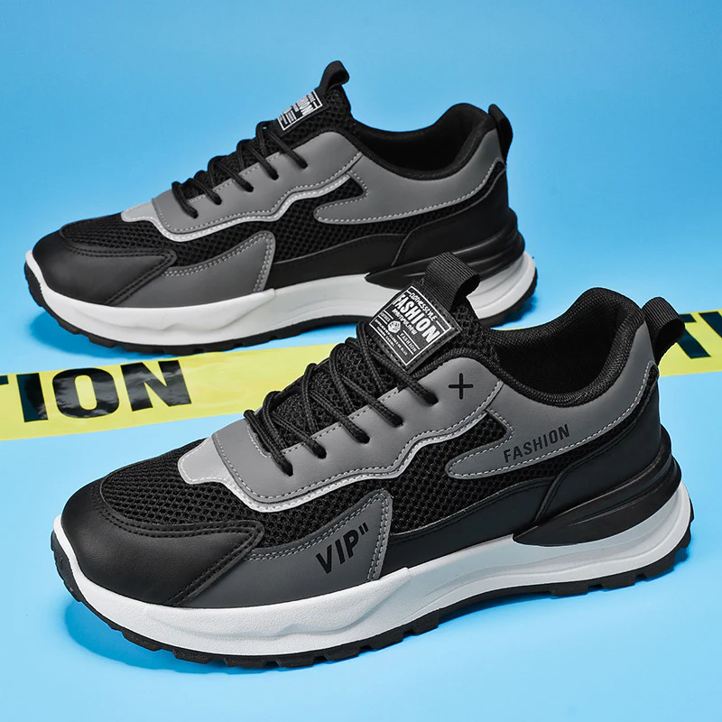 Damen Atmungsaktive Lauf-Sneaker mit dämpfendem Sohlenprofil und modernen Akzenten Heidi Mode - Image 4