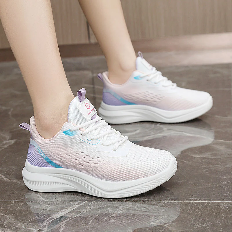 Damen Atmungsaktive Lauf-Sneaker mit elastischem Futter und dämpfender Sohle Heidi Mode - Image 3