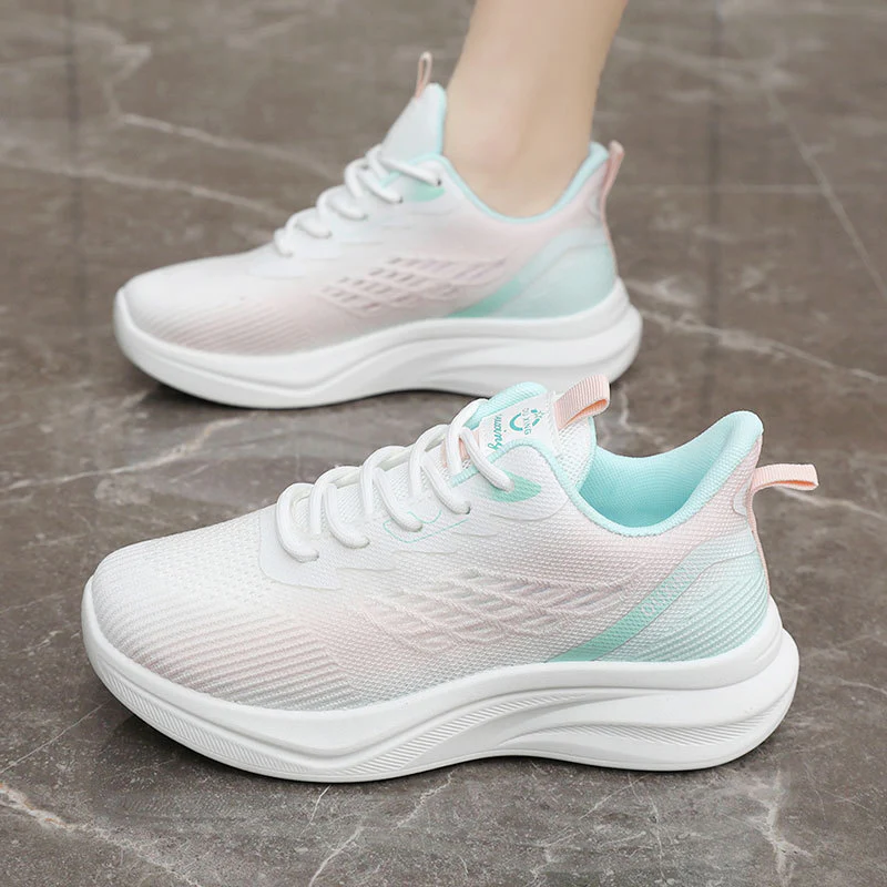 Damen Atmungsaktive Lauf-Sneaker mit elastischem Futter und dämpfender Sohle Heidi Mode - Image 4