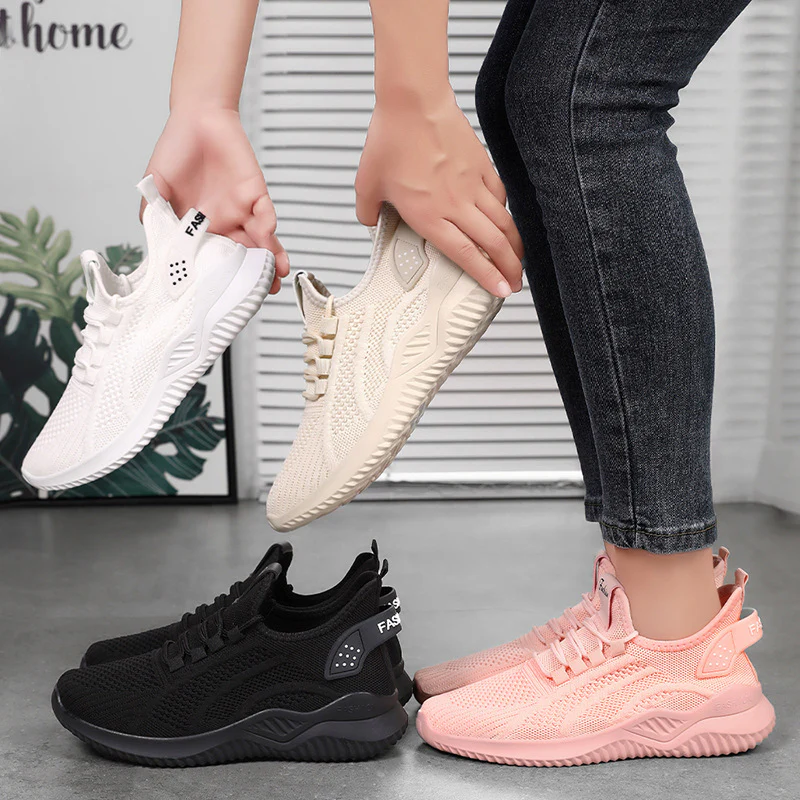 Damen Atmungsaktive Lauf-Sneaker mit flexibler Sohle und dämpfendem Fußbett Heidi Mode - Image 4