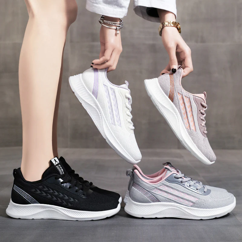 Damen Atmungsaktive Laufschuhe mit flexiblem Mesh-Obermaterial Heidi Mode - Image 2