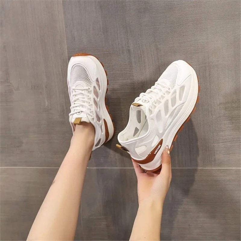 Damen Atmungsaktive Laufschuhe mit flexiblem Mesh-Obermaterial und dämpfender Sohle Heidi Mode - Image 5