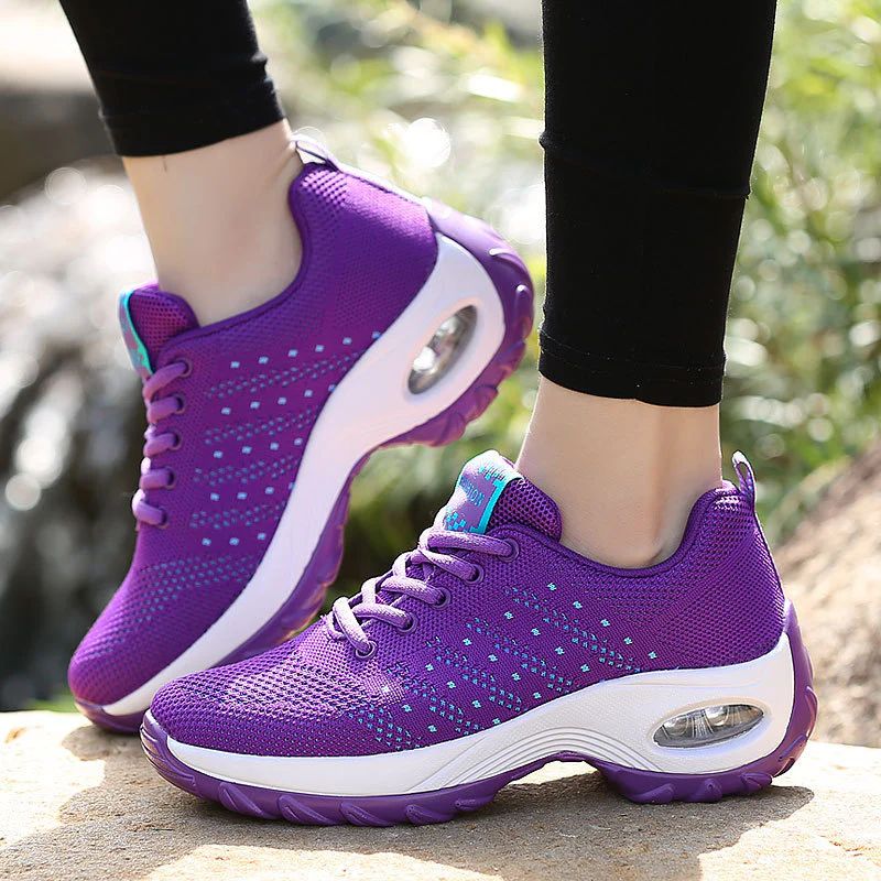 Damen Atmungsaktive Leichtgewicht Sneakers mit stoßdämpfender Sohle Heidi Mode - Image 4