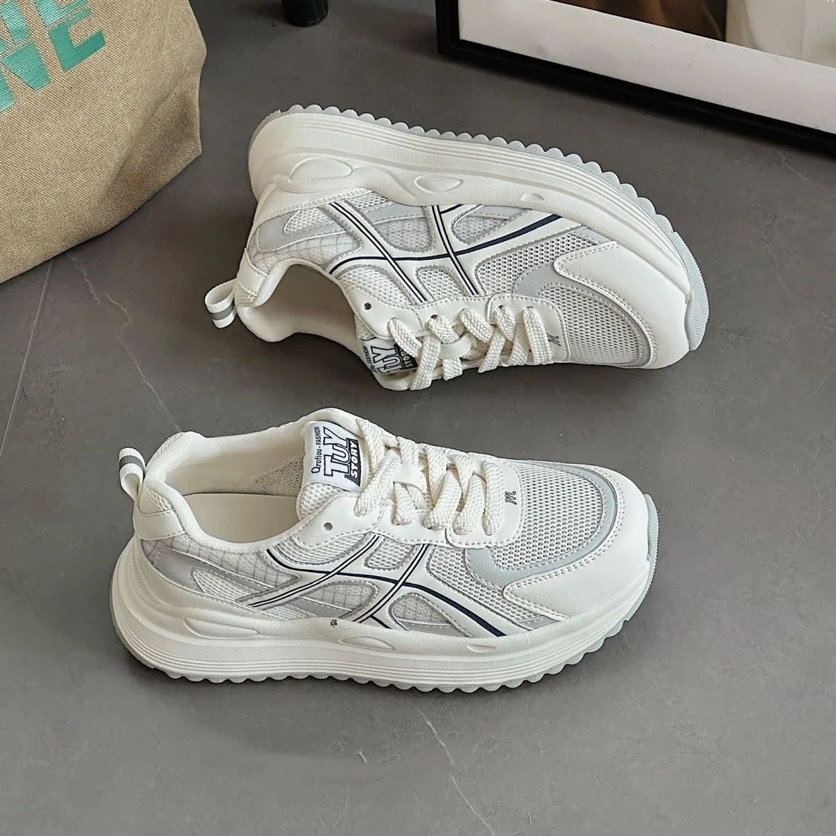 Damen Atmungsaktive Mesh-Sneaker mit Dämpfung Heidi Mode - Image 6