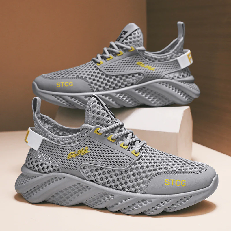 Damen atmungsaktive Mesh-Sneaker mit flexiblem Sohlen-Design Heidi Mode - Image 2