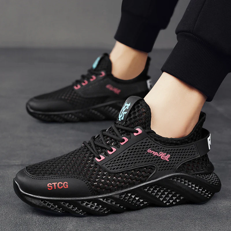 Damen atmungsaktive Mesh-Sneaker mit flexiblem Sohlen-Design Heidi Mode - Image 3