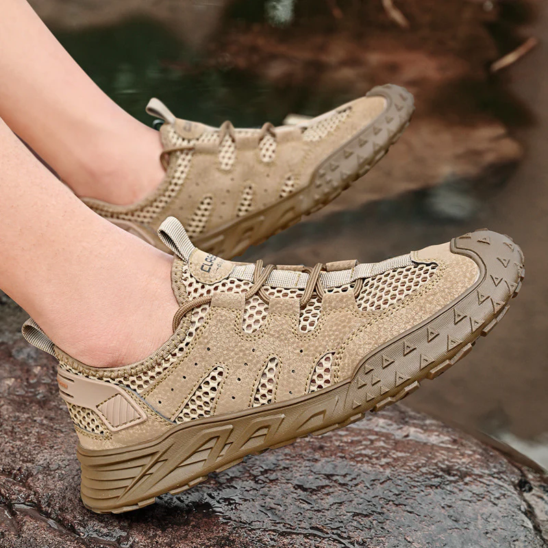 Damen Atmungsaktive Outdoor-Sneaker mit rutschfester Sohle Heidi Mode - Image 2