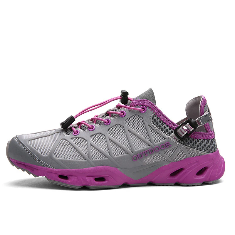 Damen Atmungsaktive Outdoor-Sneaker mit sichertem Schnellschnürsystem Heidi Mode - Image 8