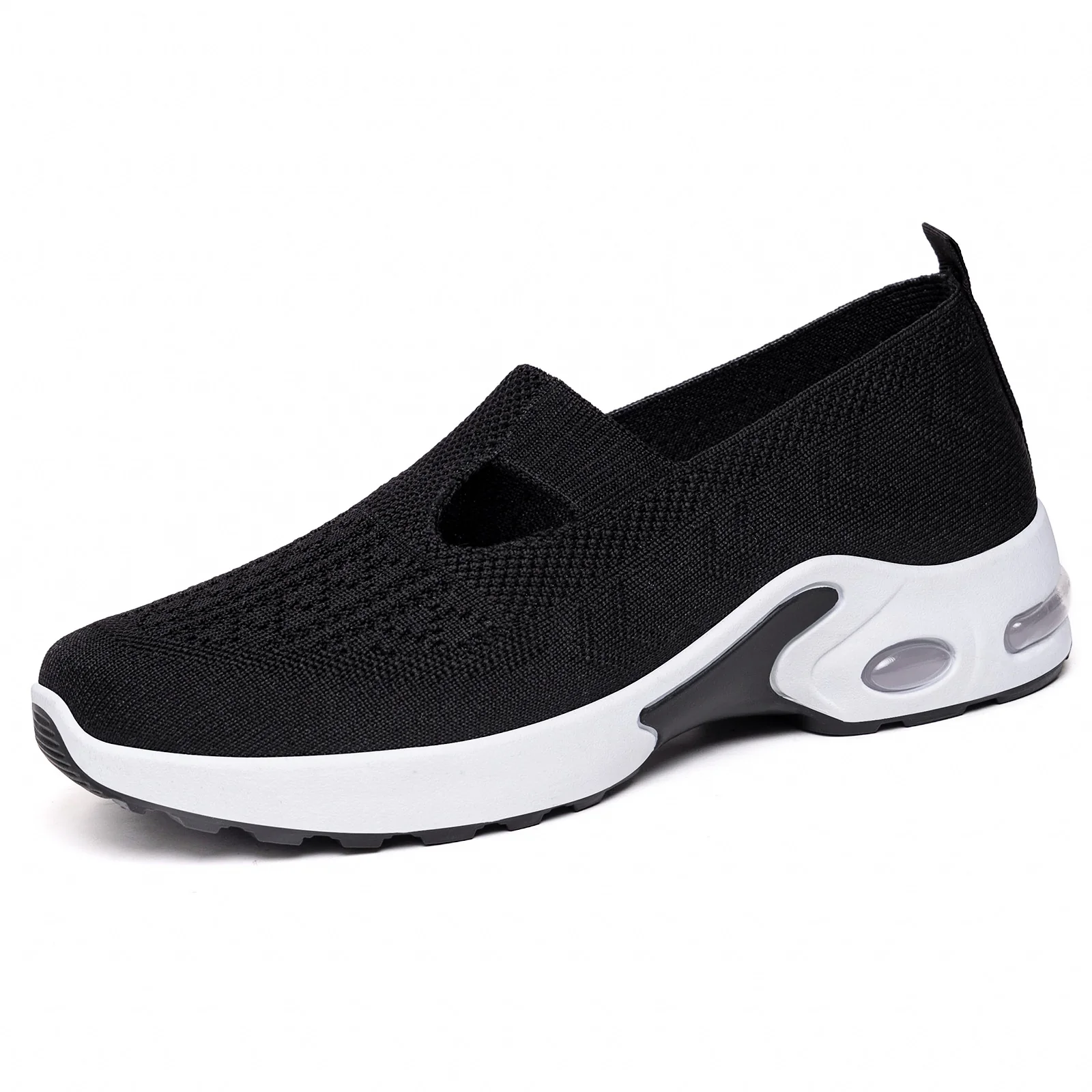 Damen Atmungsaktive Slip-On Freizeit-Schuhe mit dämpfender Sohle Heidi Mode - Image 8