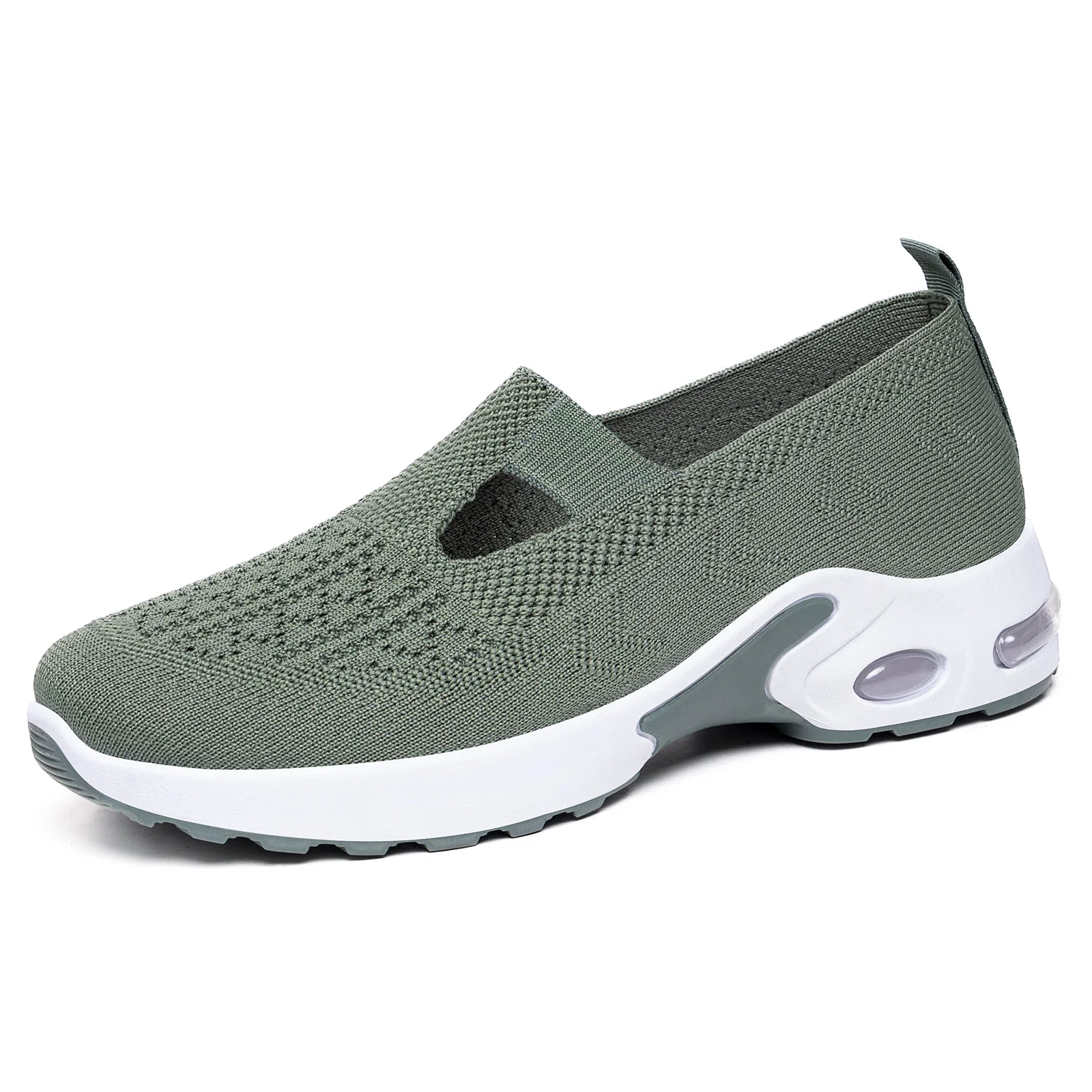 Damen Atmungsaktive Slip-On Freizeit-Schuhe mit dämpfender Sohle Heidi Mode - Image 9