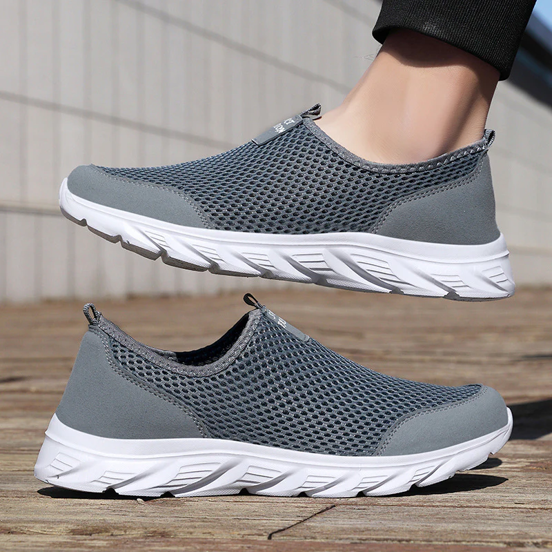 Damen Atmungsaktive Slip-On Freizeitschuhe Heidi Mode - Image 3