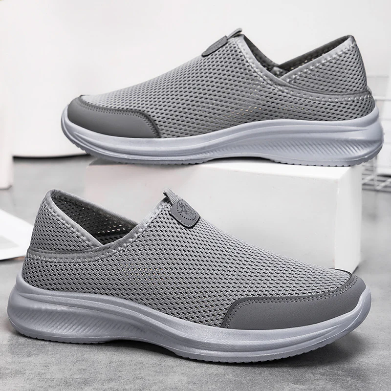 Damen Atmungsaktive Slip-On Freizeitschuhe mit elastischem Mesh-Obermaterial Heidi Mode - Image 3