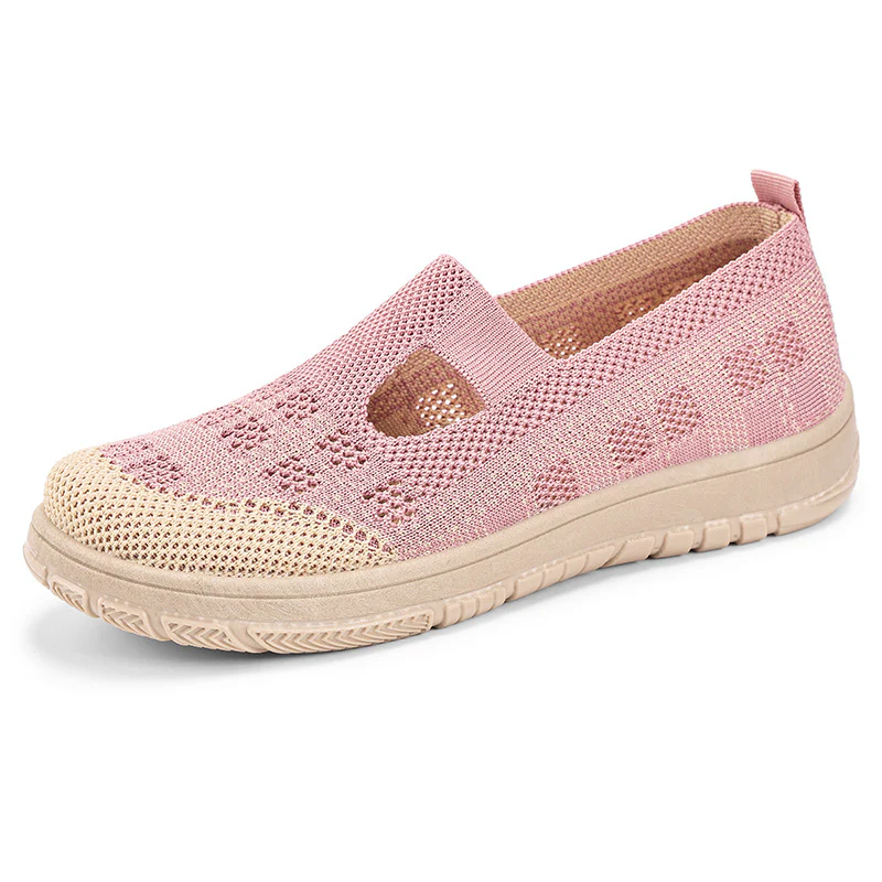 Damen Atmungsaktive Slip-On Freizeitschuhe mit elastischem Obermaterial Heidi Mode - Image 8