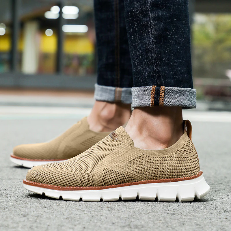 Damen Atmungsaktive Slip-On Freizeitschuhe mit flexiblem Obermaterial Heidi Mode - Image 2