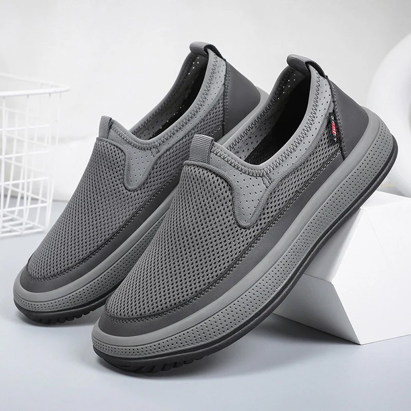 Damen Atmungsaktive Slip-On Freizeitschuhe mit flexiblem Sohlendesign Heidi Mode - Image 3