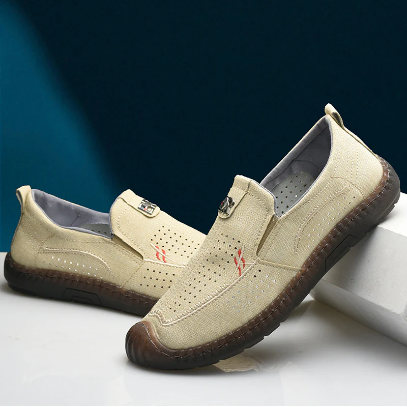 Damen Atmungsaktive Slip-On Freizeitschuhe mit rutschfester Sohle Heidi Mode - Image 3