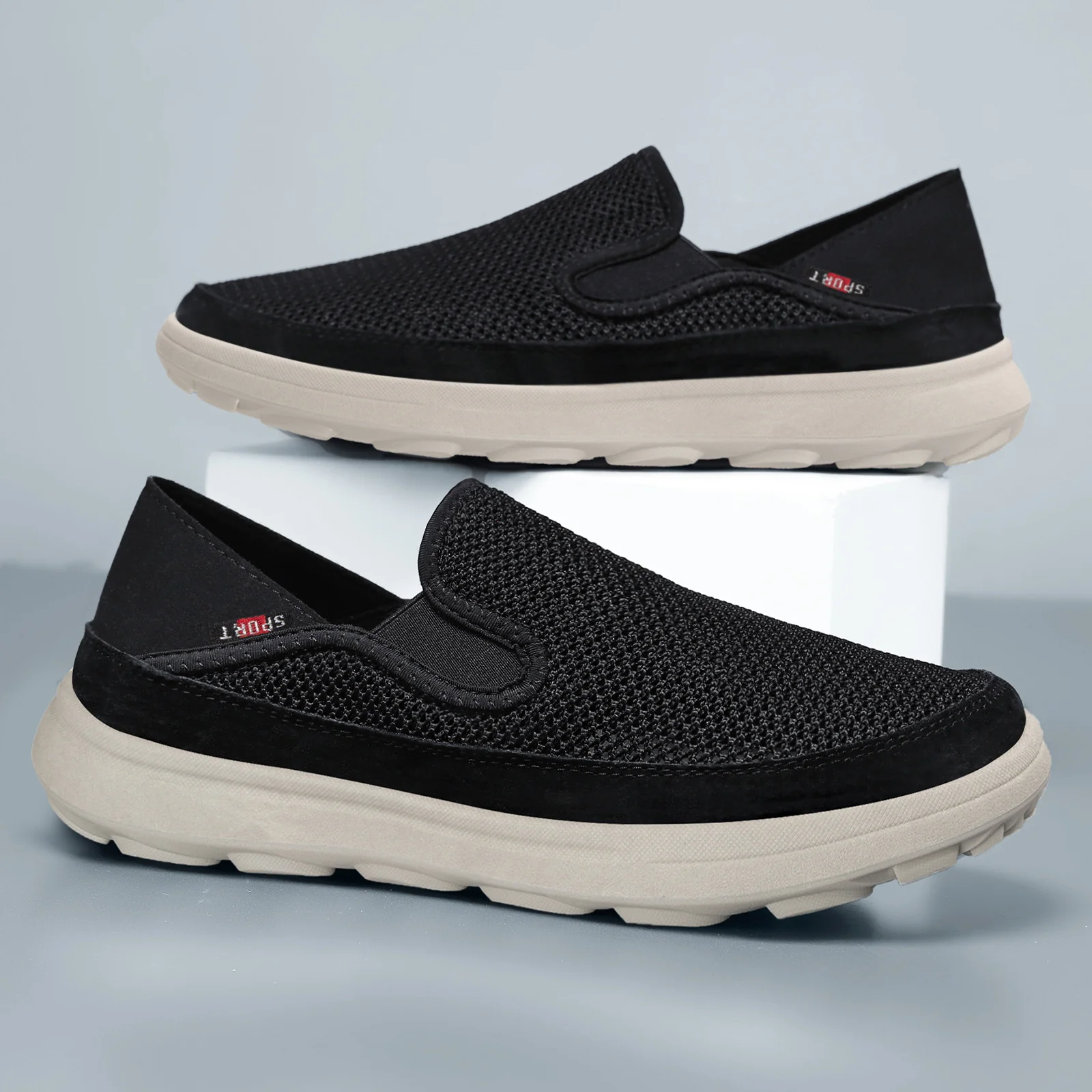 Damen Atmungsaktive Slip-On Freizeitschuhe mit rutschfester Sohle Heidi Mode - Image 2