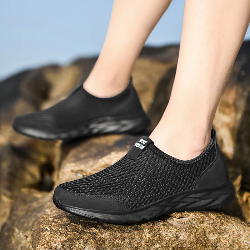 Damen Atmungsaktive Slip-On Laufschuhe mit innovativer Sohlentechnologie Heidi Mode - Image 2
