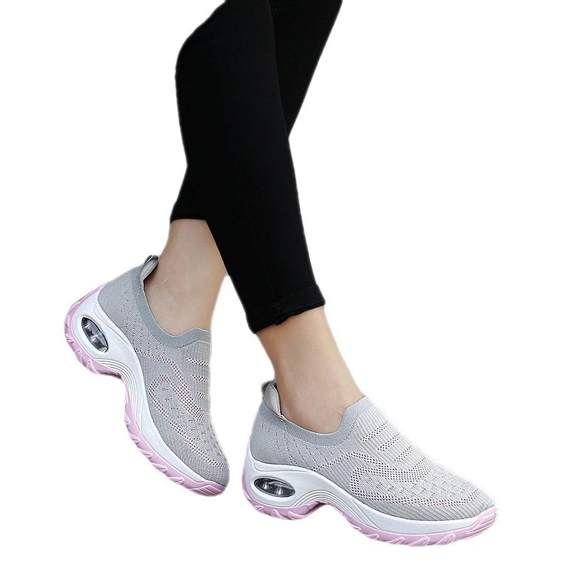 Damen Atmungsaktive Slip-On Laufschuhe mit Luftpolstertechnologie Heidi Mode - Image 5