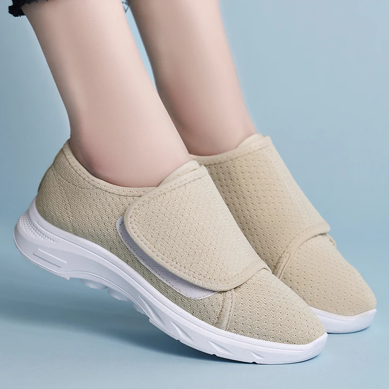 Damen Atmungsaktive Slip-On Schuhe mit elastischem Riemen Heidi Mode - Image 3