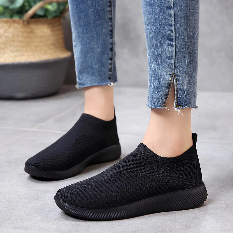 Damen Atmungsaktive Slip-On Sneaker mit flexibler Sohle Heidi-Mode - Image 6