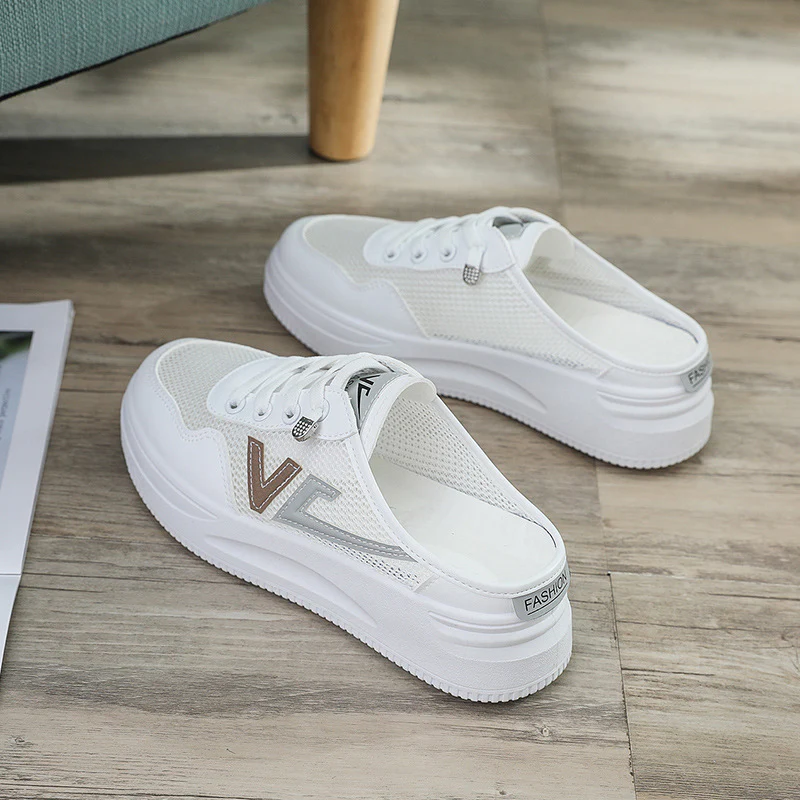 Damen atmungsaktive Slip-On Sneakers mit bequemer Dämpfung Heidi Mode - Image 6